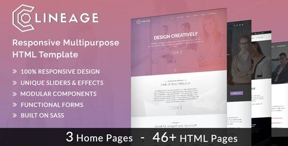 Lineage HTML Template by Codexin Technologies